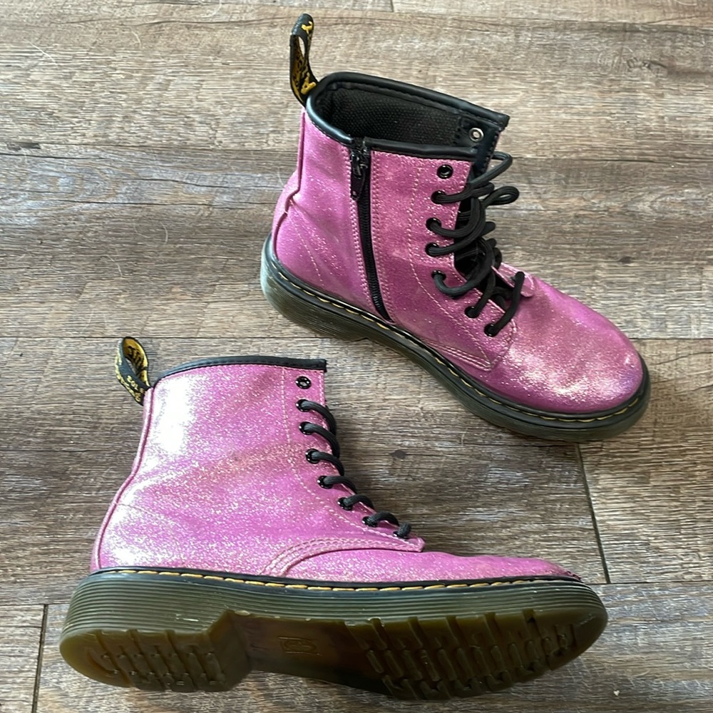 Dr Martens girls 1460 glitter boots
